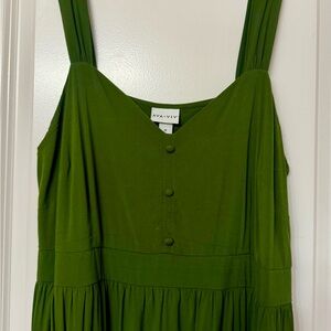 Ava & Viv Green Maxi Dress